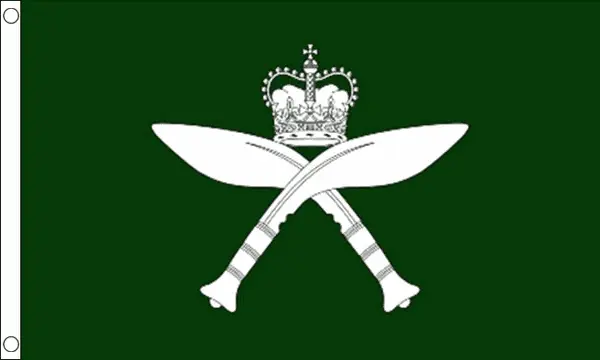Cortina ataúd bandera militar Royal Gurkhas con envío rápido