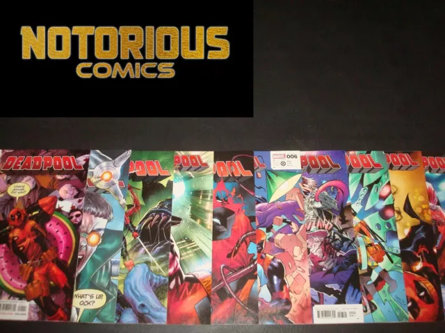 Deadpool 1-10 Complete Comic Lot Run Set Wong Marvel Collection