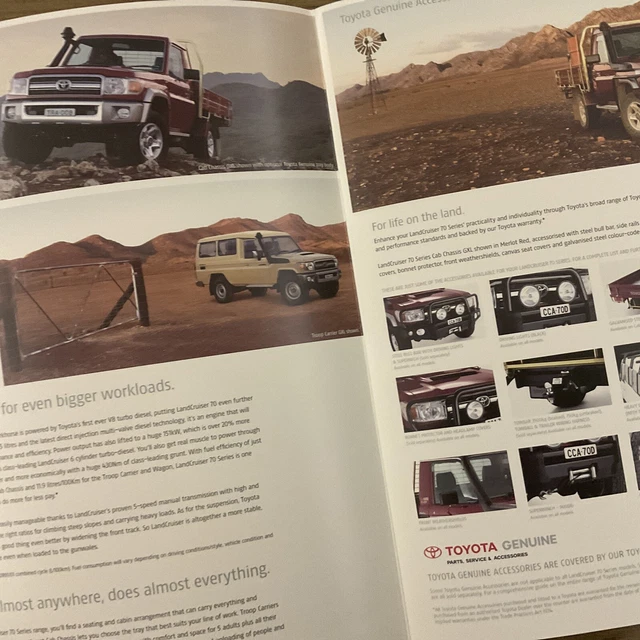 2007 2008 TOYOTA Landcruiser 70 Series Land Cruiser Australia Rare ...