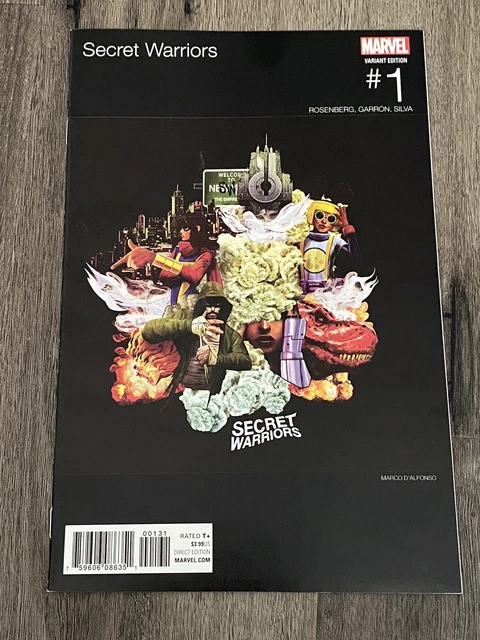 SECRET WARRIORS#1 NM 2017 HIP HOP VARIANT MARVEL COMICS Migos Culture Homage