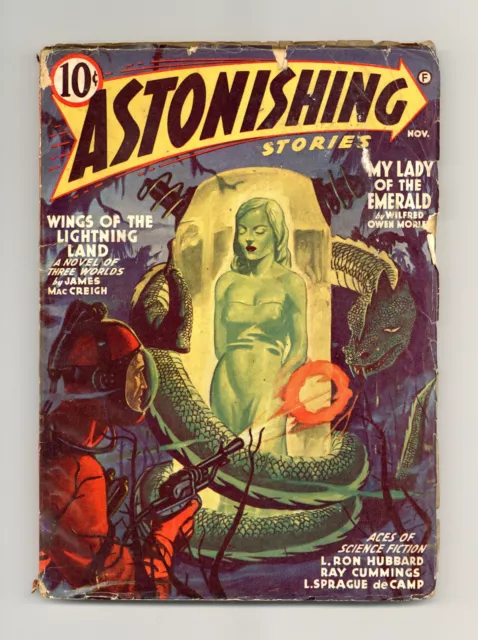 Astonishing Stories Pulp Nov 1941 Vol. 3 #2 GD