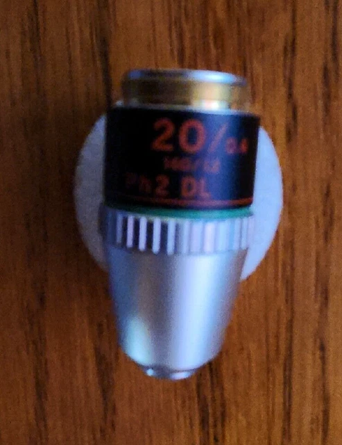 Nikon E Plan 20X DL2 Phase Contrast PH2 Microscope Objective