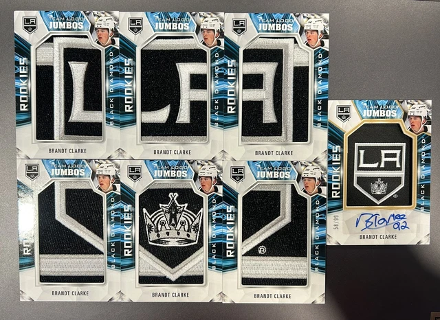 2022-23 BLACK DIAMOND - Rookie Team Logo Jumbo Brandt Clarke Set ...