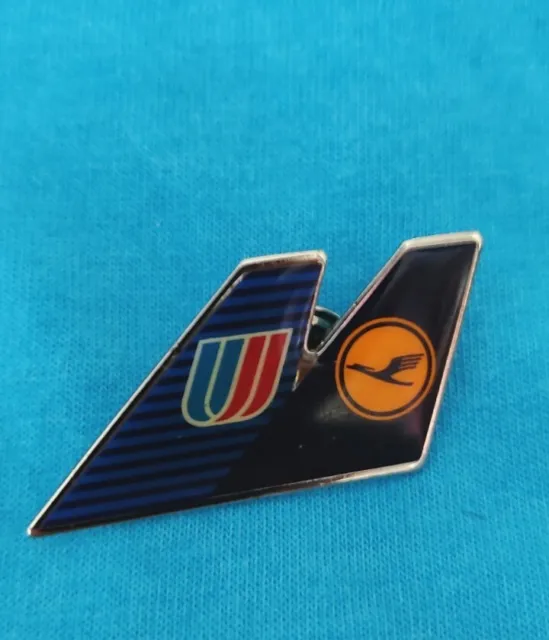 Lufthansa United Airlines Kooperation Pin Anstecker