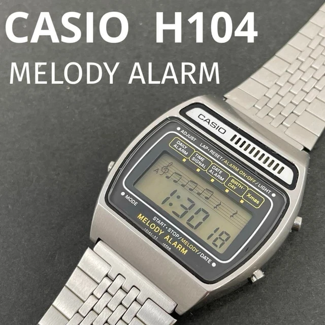 VINTAGE CASIO WATCH 12 Melody Alarm 82 H 104 Japan A $176.35