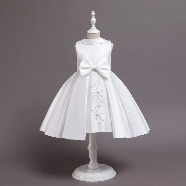 Robe Princesse Pour Fille - Tutu Avec Noeud Élégant - Taille 2-11 Ans - NEUVE Avec Étiquettes
