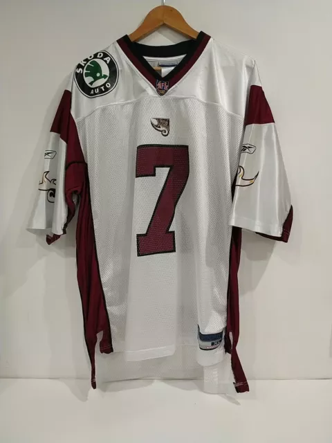 NFL Europe Rhein Fire Reebok Football #7 Seven Jersey Men's XL Shirt White