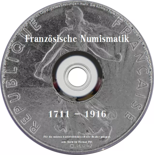 Französische MÜNZEN 110 eBooks DVD NUMISMATIK France NORMANDIE Provence Coin