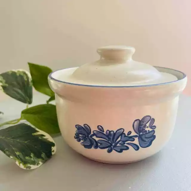 Pfaltzgraff Yorktowne Pattern Butter Tub with Lid