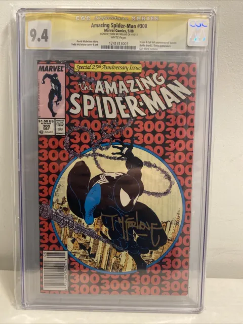 Amazing Spiderman #300 CGC 9.4 #361 9.6 Newsstand 1st Venom Carnage Ss Mcfarlane