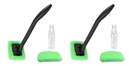 2 Pack Car Windshield Cleaner Tool Inside Car Window Glass Cleaning Auto-Home