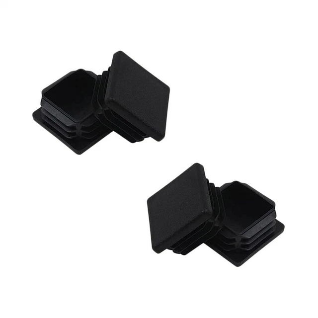 30pcs 38x38mm Insert End Caps PE Plastic Tube Plug  Chair Legs
