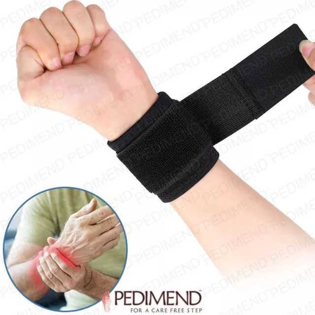 Pedimend Wrist Hand Brace Support Carpal Tunnel Splint Arthritis Neoprene Band 3