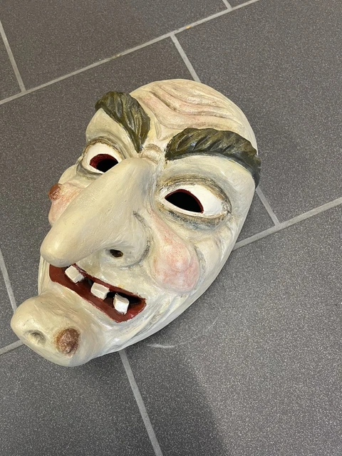 HEXENMASKE HOLZ HOLZMASKE Fasnet Larve EUR 299,00 - PicClick DE