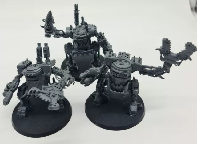 Killa Kans Space Orcs Orks Warhammer 40K Killabots unbemalt