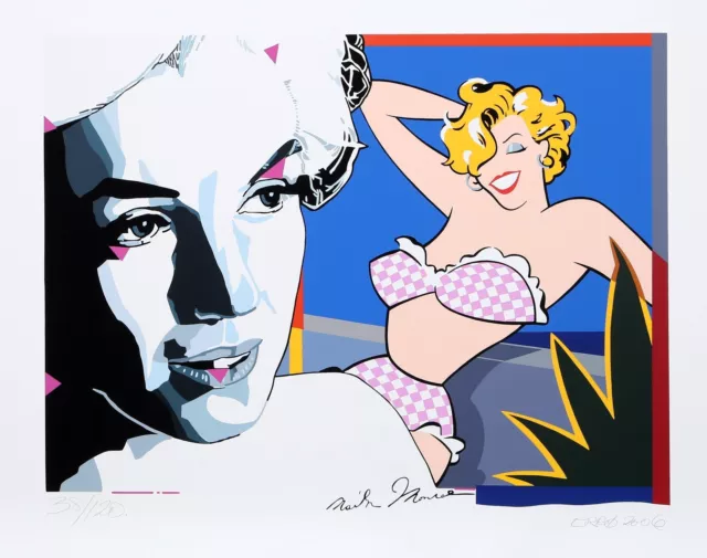 Erró ,Marilyn Monroe,Lithographie,Signée Et Numéroté En Crayon