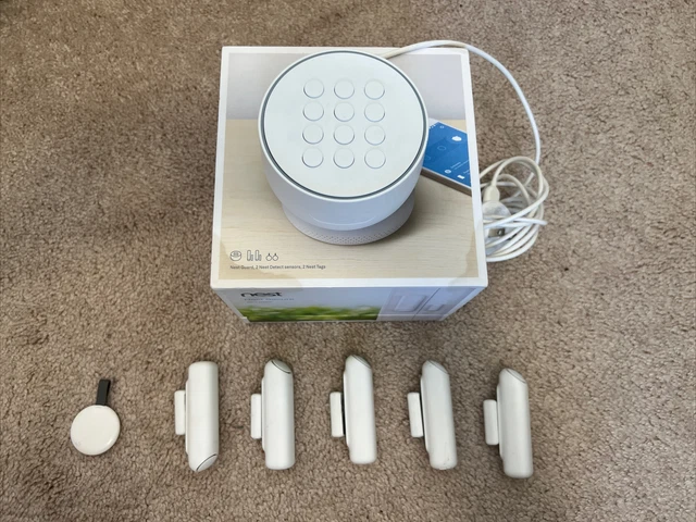 Nest Secure Alarm System Starter Pack (H1500ES) - 5 Nest Detect Sensors!