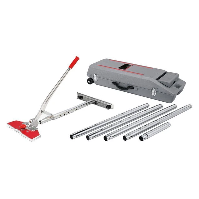 8-Piece Junior Power Carpet Stretcher Kit With Adjustable Locking Tube And Case