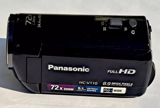 Videocamera Camcorder Panasonic HC-V110 con seconda batteria