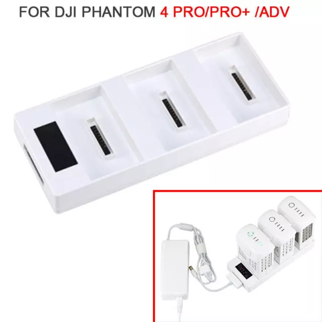 3 In 1 Battery Charging Hub Smart Charger for DJI Phantom 4 PRO Advanced Drone