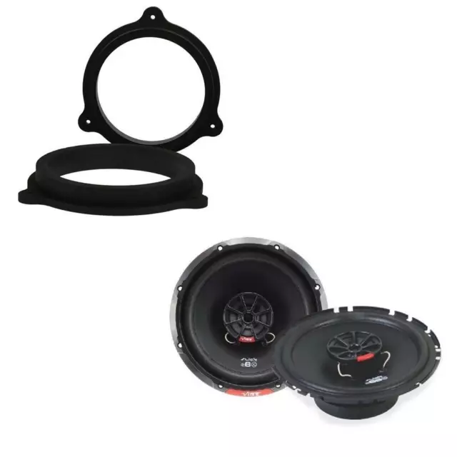 Vibe SLICK6 6.5" 17cm Coaxial Car Door Audio MDF Speaker Upgrade for Renault