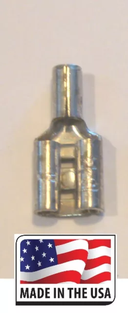 High Temperature (50) Non-Insulated QD Push-On Female Terminal 12-10 Ga  USA