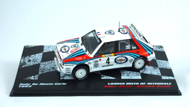 1:43 Lancia Delta HF Integrale 1992 Rallye Monte Carlo Auriol WRC rally