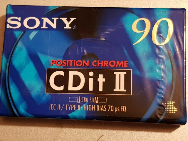 Cassette Sony CD-IT Type II High Position 94 Min - Neuve Scellée