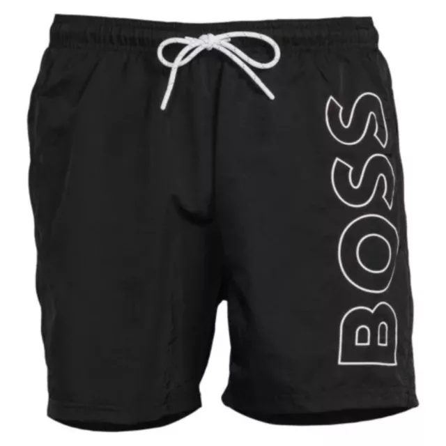 Hugo Boss Men's Swim Shorts Casual Fully Lined Embroidered Boss Logo Swimsuit 3