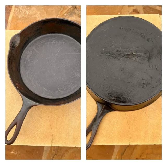 EARLY GATE MARK CAST IRON SKILLET MARK “WAGNER” 10” Late 1800’s