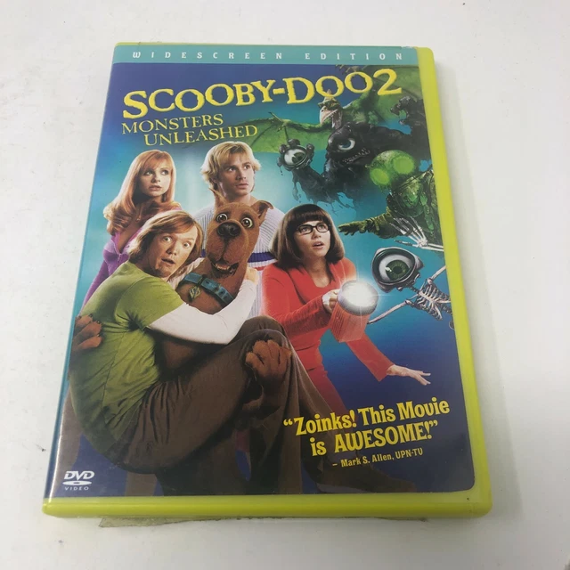 SCOOBY-DOO 2 MONSTERS Unleashed movie DVD Widescreen Very Good ...