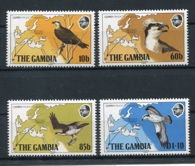 Gambia 479/82 postfrisch / Vögel .........................................1/2438
