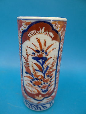 Old Blue Red White Porcelain Chinese China Artists Brush Holder Pot Decorative