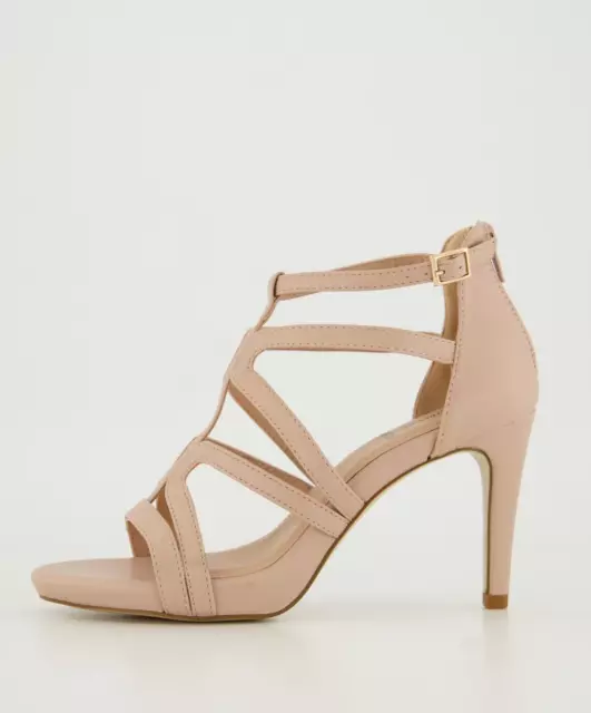S.OLIVER SANDALES CHAUSSURES Talon Taille UK 5 Ue 38 Amorti