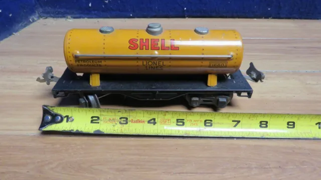 Lionel Pre- War Lionel Lines No. 1680 Shell Oil Tanker Car  Sold As Is 618130