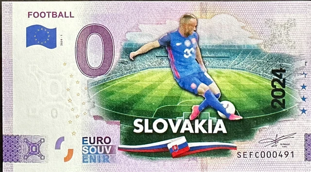 Billet Souvenir 0 Euro Italie Football 2024 - Numéro Au Choix - Neuf