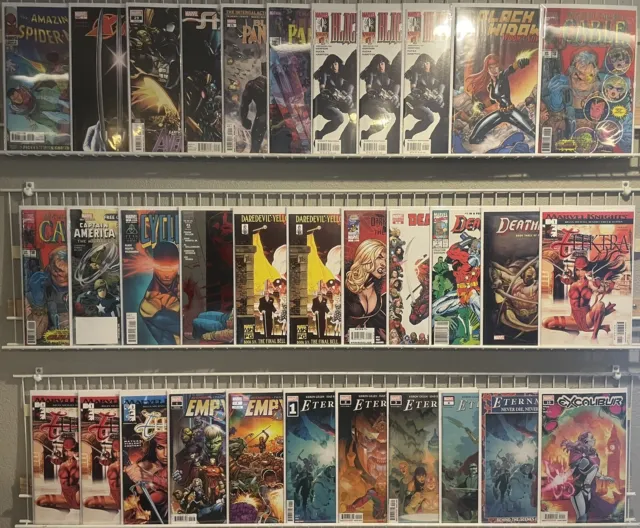 Misc Modern Marvel Comic Lot Of 98 FN To VF/NM - Variants, #1's, One-Shots+
