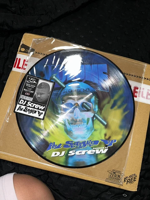 DJ SCREW PICTURE Disk Vinyl LP All Screwed Up Volume II Bigtyme