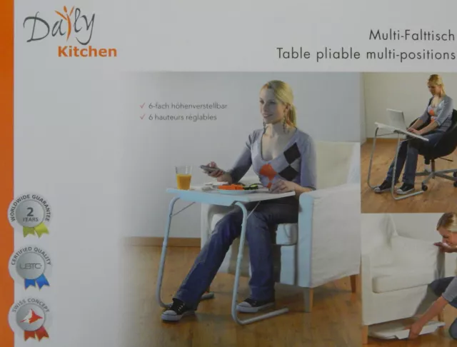 Beistelltisch Daily Kitchen Falttisch Schreibtisch Couch-Tisch Tisch Kindertisch