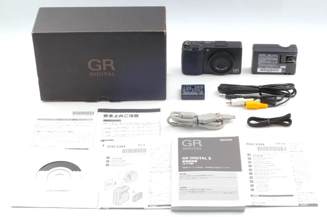 [MINT in Box / SH:2114] RICOH GR DIGITAL II 10.1MP Digital Camera Black JAPAN 2
