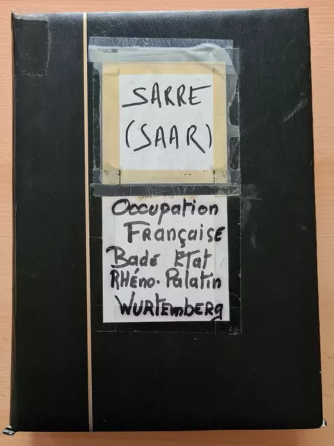 Saargebiet Saarland Franz Zone Gigantische Sammlung Album Briefmarken Konvolut