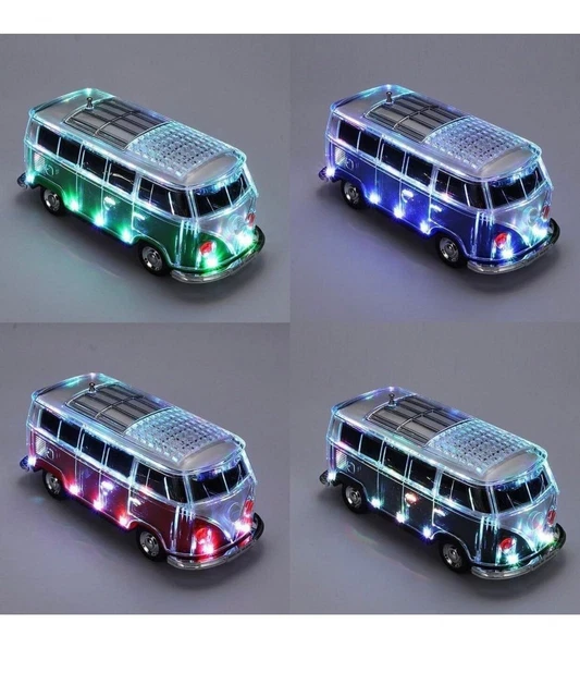 LIGHT UP VW Camper van Bluetooth Speaker Radio Portable Music Sound