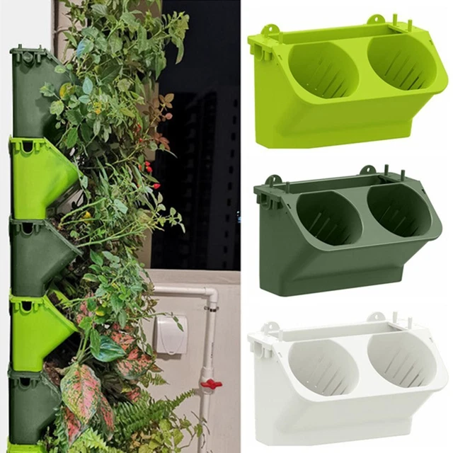 Planteur mural suspendu Conteneur d'usine Pot de fleur Auto-arrosage