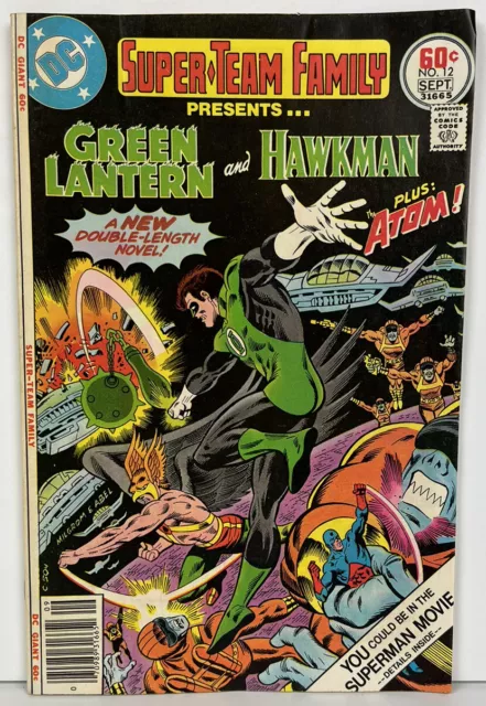 Super-Team Family #12 Green Lantern & Hawkman (Sept 1977, DC) VF-