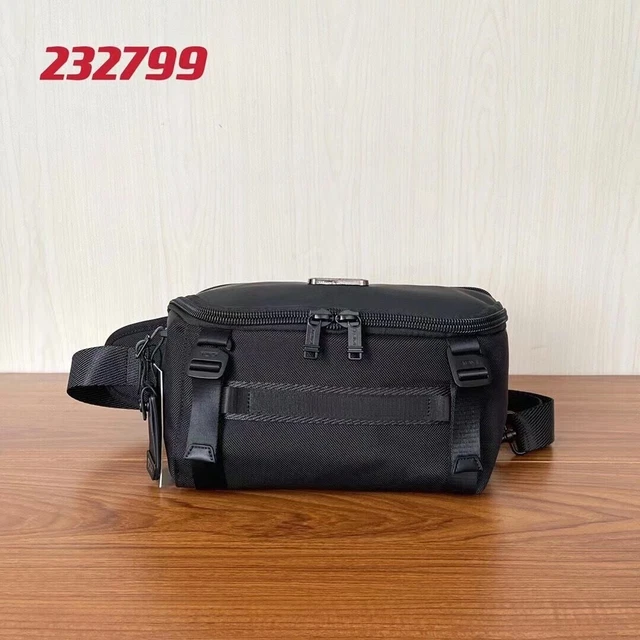 New Tumi Alpha Bravo Platoon Sling Bag 232799 -Black Nylon