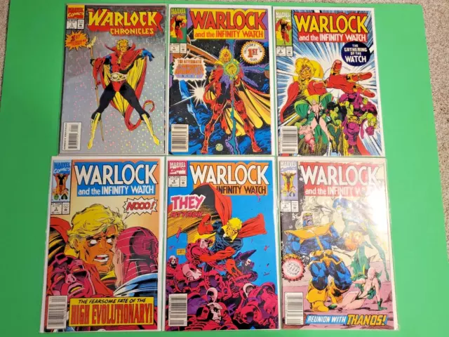 Warlock and the Infinity Watch Marvel Comics Lot of 6 NM 1990s Comics