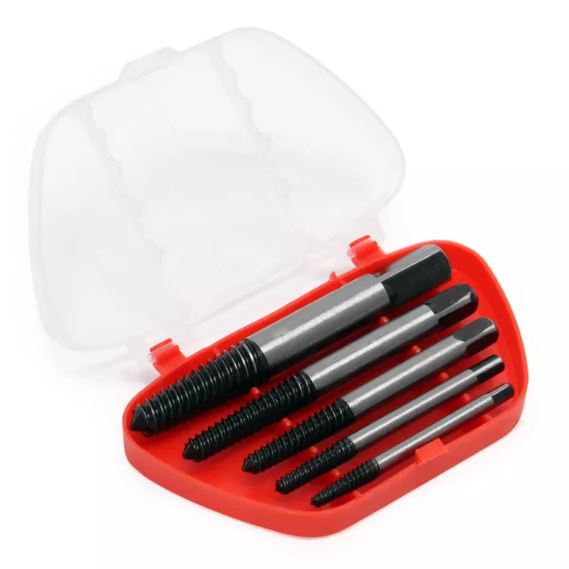 XPOtool 5-tlg Ausdreher Satz 3–19mm Schrauben Bolzen M3–M18 Linksausdreher Set