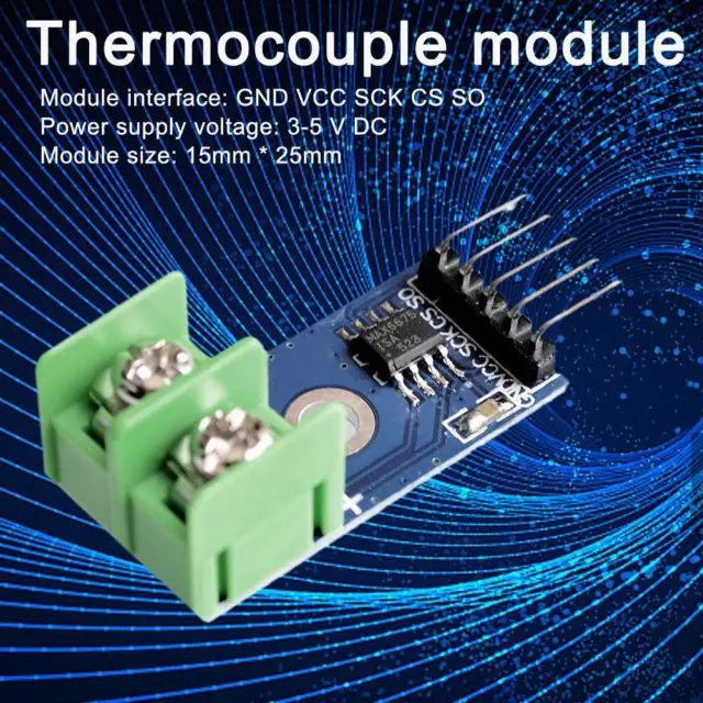 MAX6675 Modulo + Tipo K Termocoppia Termocoppia Sensore Temperatura[