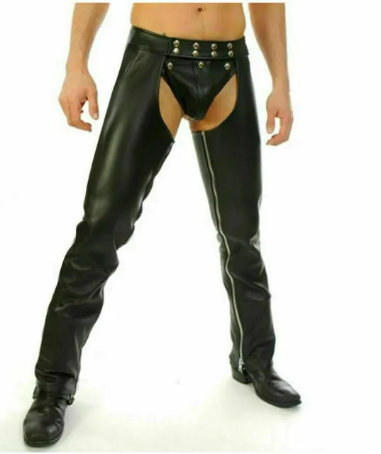 Real Leather heavy duty gay chaps     STYLING  MOST SIZES AVAILABLE