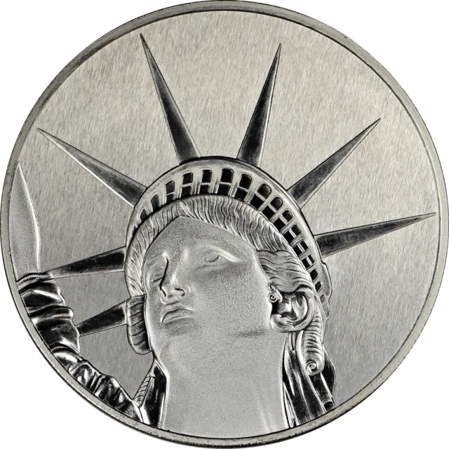 1.5 Ounce Silver Solomon Islands $4 Statue of Liberty Reverse Proof 2017